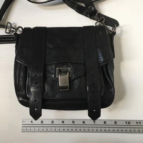 Proenza Schouler PS1 Mini Bag Black Leather - Picture 13 of 14